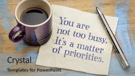  Presentation with matter - Presentation having busy it is a matter background and a mint green colored foreground