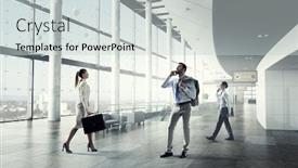  Presentation with office life - Audience pleasing presentation consisting of busy-office-life-mixed-media backdrop and a lemonade colored foreground