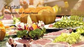  Presentation with butcher - Audience pleasing presentation theme consisting of lipids - butcher's stall backdrop and a yellow colored foreground