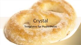  Presentation with biscuit - Theme enhanced with butter biscuit isolated background and a yellow colored foreground