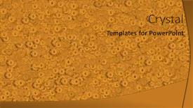  Presentation with cookies - Cool new PPT theme with butter cookies background from food background series backdrop and a gold colored foreground