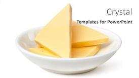 Presentation with butter - PPT theme consisting of butter-in-small-white-dish background and a white colored foreground