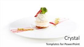  Presentation with white cheese - PPT layouts enhanced with butter soft cheese sugar chicken background and a white colored foreground