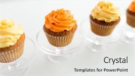  Presentation with indian sweets festive food - Presentation design featuring buttercream frosting on glass confectionery background and a white colored foreground