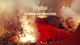  Presentation with fantasy - Slides consisting of butterfly book - fantasy image of a beautiful background and a coral colored foreground