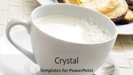  Presentation with pastries - Beautiful presentation design featuring competition - closeup of a bullseye backdrop and a gray colored foreground.