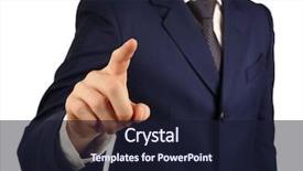  Presentation with green radar screen - PPT theme consisting of businessman hand pushing screen close background and a wine colored foreground