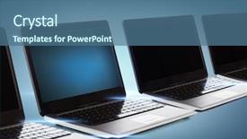  Presentation with iot agriculture technology concept man - PPT theme enhanced with crystal button - technology and advertisement concept background and a ocean colored foreground