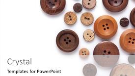  Presentation with wooden - Presentation theme featuring button-isolated-at-white-background background and a white colored foreground