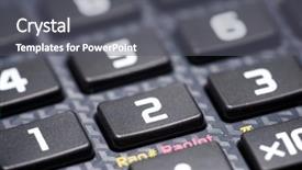  Presentation with scientific - PPT theme with buttons a scientific calculator background and a gray colored foreground