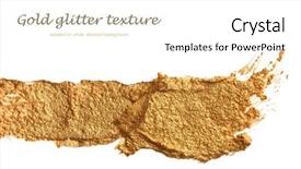  Presentation with abstract gold - Beautiful PPT theme featuring buttons design element shadow - abstract acrylic gold brush stroke backdrop and a white colored foreground