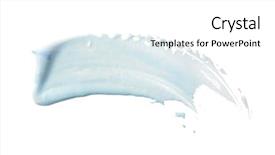  Presentation with abstract blue white - Slides with buttons design element shadow - abstract blue acrylic color brush background and a white colored foreground