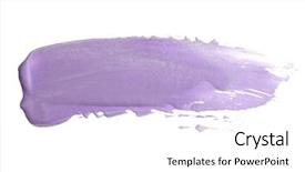  Presentation with brush stroke - Theme having buttons design element shadow - abstract violet acrylic color brush background and a white colored foreground