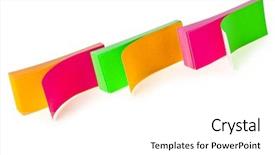  Presentation with paper quilling colorful paper flowers - Colorful presentation enhanced with buttons design element shadow - colorful paper stickers for your backdrop and a white colored foreground