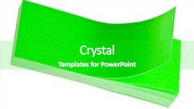  Presentation with green watercolor paper texture - PPT layouts enhanced with buttons design element shadow - green paper stickers for your background and a shamrock green colored foreground