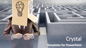  Presentation with anonymous - Slide set enhanced with buttons grey shadow - anonymous businessman buttoning his jacket background and a gray colored foreground