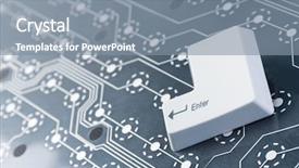  Presentation with kyc button representing know - Audience pleasing slide set consisting of buttons grey shadow - enter computer key button backdrop and a gray colored foreground