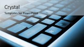  Presentation with business proposal blue - Cool new presentation theme with buttons grey shadow numbers - blue business keyboard close up backdrop and a light blue colored foreground