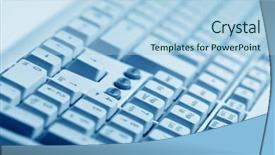  Presentation with keyboard - Colorful PPT theme enhanced with buttons grey shadow numbers - working keyboard macro close up backdrop and a  colored foreground