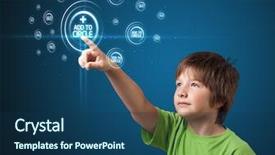  Presentation with godfather social evils - PPT theme with winter forest hokkaido japan background and a light gray colored foreground