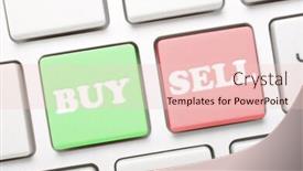  Presentation with key - Slide set featuring buy-and-sell-key background and a lemonade colored foreground