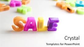  Presentation with how word until page color - Beautiful slide set featuring buy sell - sale word made by color backdrop and a white colored foreground