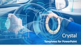  Presentation with composite - Presentation enhanced with buying land - composite image of digitally generated background and a teal colored foreground