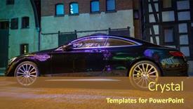  Presentation with mercedes - Slide deck enhanced with bydgoszcz-poland-august-1-2017 background and a tawny brown colored foreground