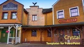  Presentation with local architecture - Cool new PPT layouts with bydgoszcz-poland-july-31-2017 backdrop and a tawny brown colored foreground