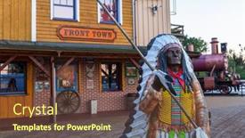  Presentation with local architecture - PPT layouts featuring bydgoszcz-poland-july-31-2017 background and a tawny brown colored foreground