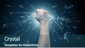  Presentation with glasses - Audience pleasing presentation consisting of bye - big hand hits intense backdrop and a  colored foreground