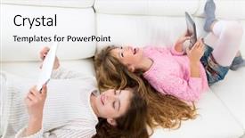  Presentation with children playing - Beautiful PPT theme featuring byod - children friends kid girls having backdrop and a white colored foreground