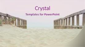  Presentation with black sea - Cool new slides with byron - background showing a path backdrop and a sky blue colored foreground