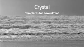  Presentation with desert storm camo - PPT theme with byron - big surf after storm 1 background and a  colored foreground