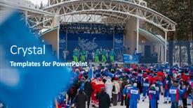  Presentation with siberia - Presentation having byurizovaya-katun-altaiskiy-krai-western background and a ocean colored foreground