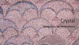  Presentation with byzantine - Colorful slide deck enhanced with byzantine art - ancient mosaic backdrop and a coral colored foreground