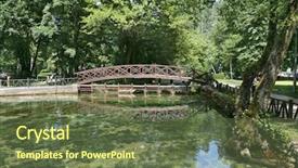  Presentation with byzantine - Amazing slide deck having byzantine art - beautiful colour of spring bosna backdrop and a  colored foreground