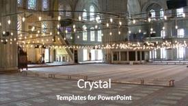  Presentation with church - Cool new presentation theme with byzantine art - church backdrop and a  colored foreground