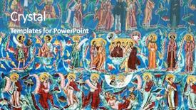  Presentation with byzantine - Amazing slides having  backdrop and a  colored foreground.