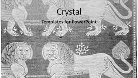  Presentation with italy art - Slides having byzantine lion mosaic background and a light gray colored foreground