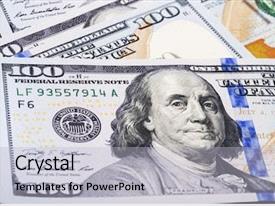 C Note New 100 Dollar Bills PPT template 27 | CrystalGraphics