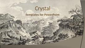  Presentation with paris - Slide deck with c r - agrigento surroundings near the valley background and a soft green colored foreground