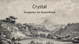  Presentation with lake - Colorful presentation theme enhanced with c r - proserpina lake near enna sicily backdrop and a soft green colored foreground