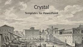  Presentation with malta - Slides with c r - view of the square background and a light gray colored foreground