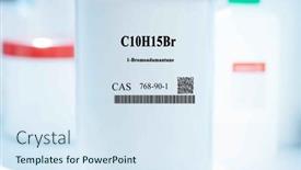  Presentation with laboratory chemical white - 