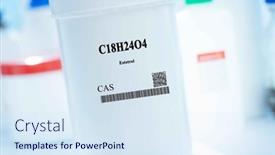  Presentation with laboratory chemical white - Presentation with c18h24o4-estetrol-cas-chemical-substance background and a sky blue colored foreground