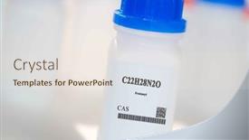  Presentation with laboratory chemical white - Slide set with c22h28n2o-fentanyl-cas-chemical-substance background and a sky blue colored foreground