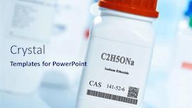  Presentation with substance - PPT layouts featuring c2h5ona-sodium-ethoxide-cas-141 background and a sky blue colored foreground