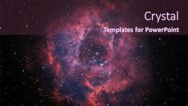  Presentation with nebula - Beautiful theme featuring c49-or-ngc2244-nebula backdrop and a tawny brown colored foreground