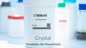  Presentation with packaging plastic - PPT layouts featuring c7h5br3o-2-4-6-tribromoanisole background and a sky blue colored foreground